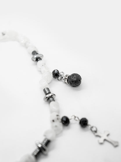 Choker z kamieni naturalnych Obscura