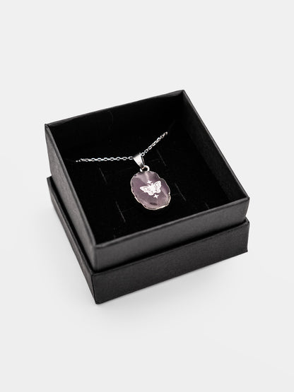 Naszyjnik z ametystem Violetwing