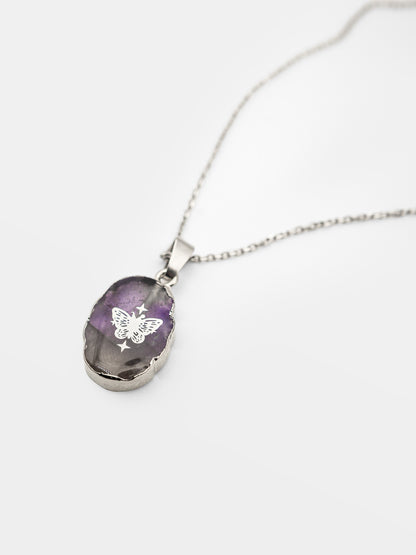 Naszyjnik z ametystem Violetwing