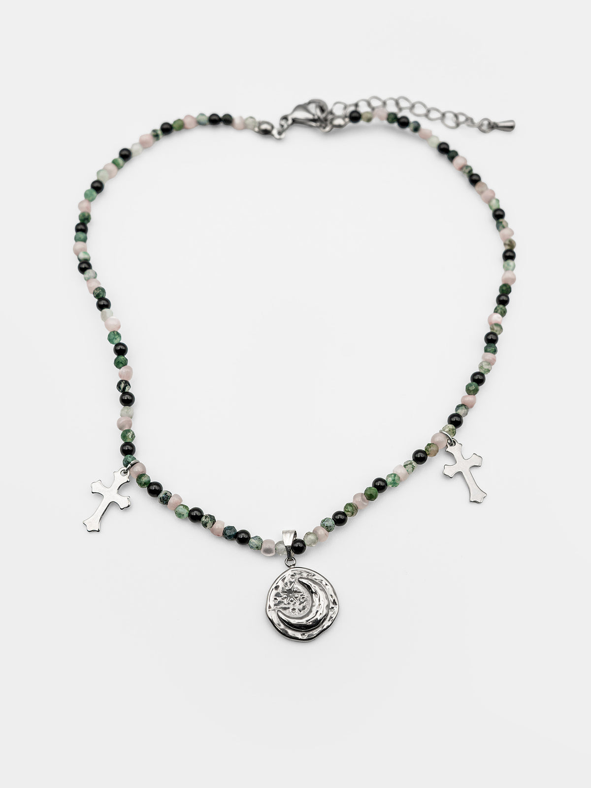 Choker z kamieni naturalnych Orchid