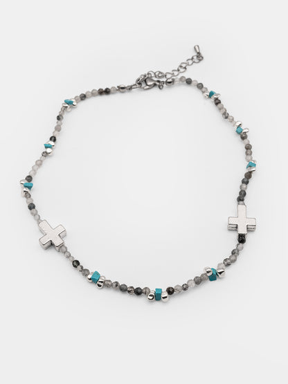 Choker z kamieni naturalnych Tribe