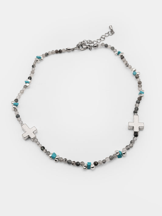 Choker z kamieni naturalnych Tribe