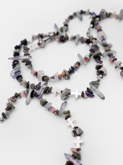 Choker z kamieni naturalnych Mantra