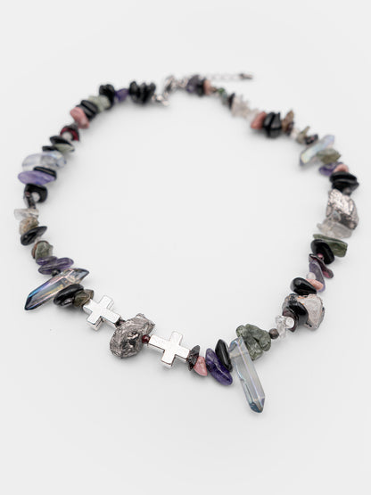 Choker z kamieni naturalnych Mantra