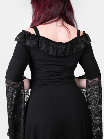 Sukienka z koronkowymi rękawami Enchantress
