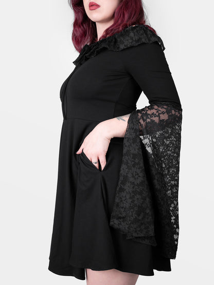 Sukienka z koronkowymi rękawami Enchantress