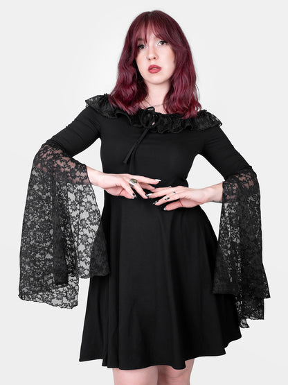 Sukienka z koronkowymi rękawami Enchantress