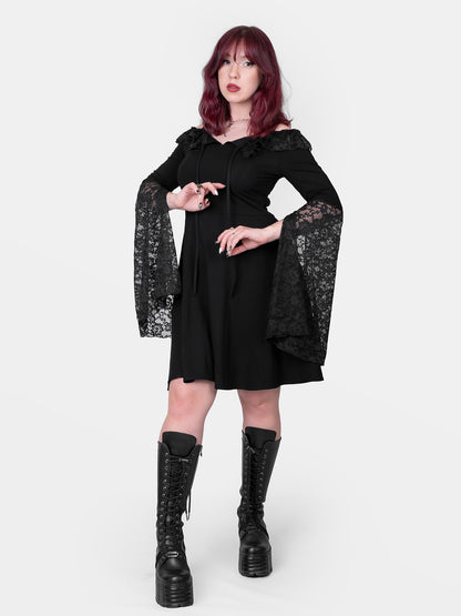 Sukienka z koronkowymi rękawami Enchantress