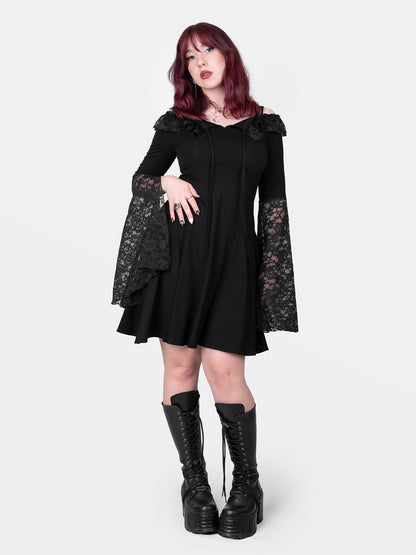 Sukienka z koronkowymi rękawami Enchantress