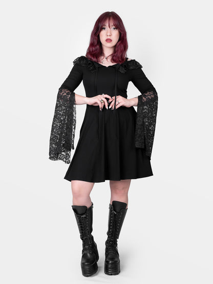 Sukienka z koronkowymi rękawami Enchantress