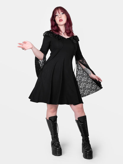 Sukienka z koronkowymi rękawami Enchantress