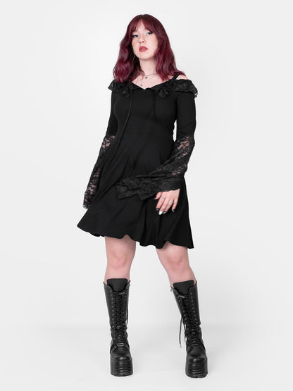 Sukienka z koronkowymi rękawami Enchantress