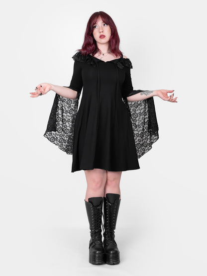 Sukienka z koronkowymi rękawami Enchantress