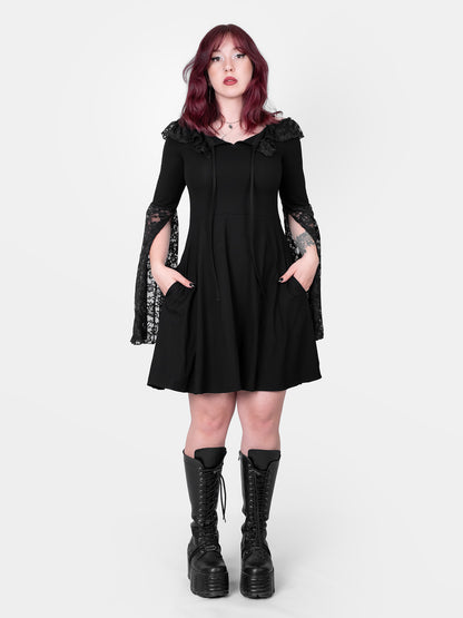 Sukienka z koronkowymi rękawami Enchantress
