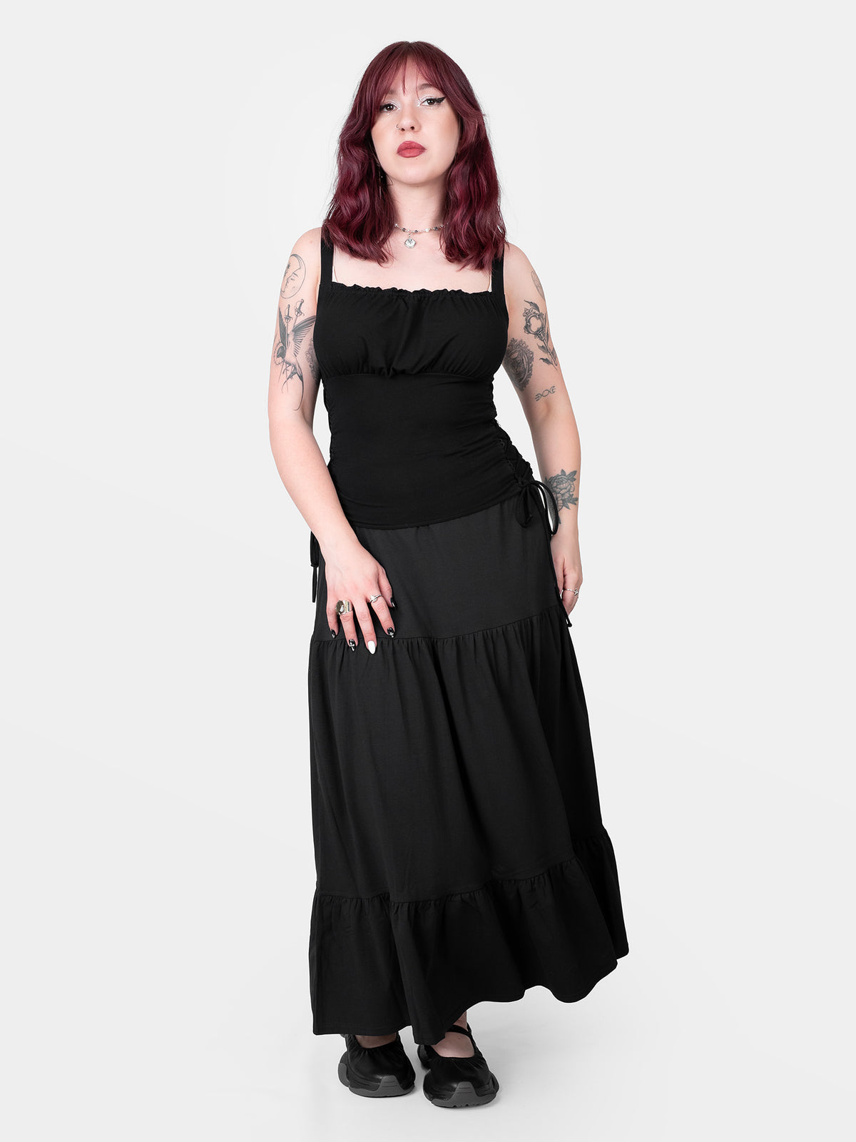 Top milkmaid z wiązaniami Vixen