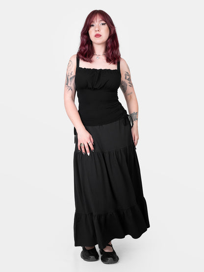 Top milkmaid z wiązaniami Vixen