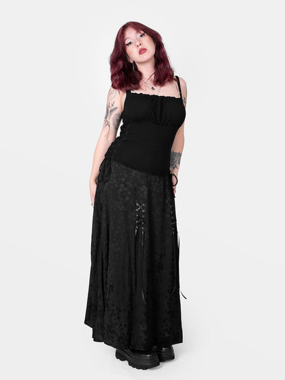 Top milkmaid z wiązaniami Vixen