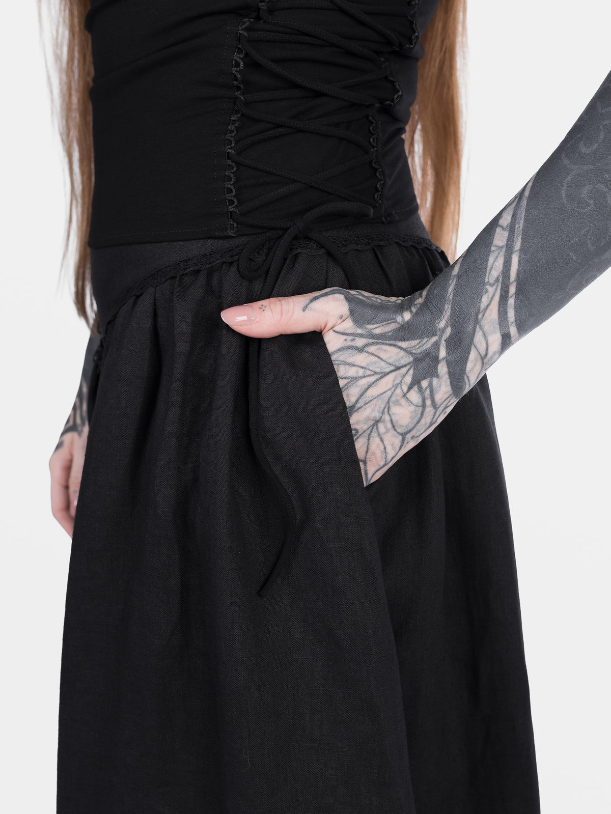 Lniana spódnica maxi Aurelia