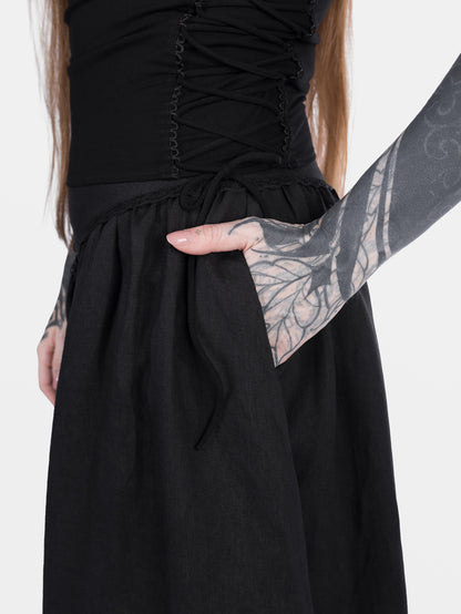 Lniana spódnica maxi Aurelia