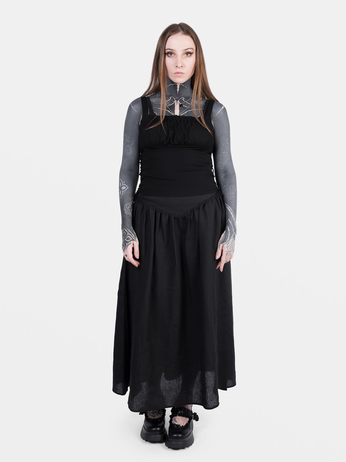 Lniana spódnica maxi Aurelia