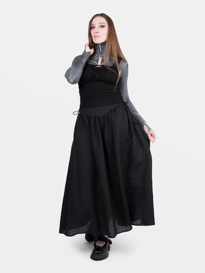 Lniana spódnica maxi Aurelia