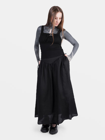 Lniana spódnica maxi Aurelia