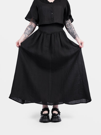 Lniana spódnica maxi Aurelia