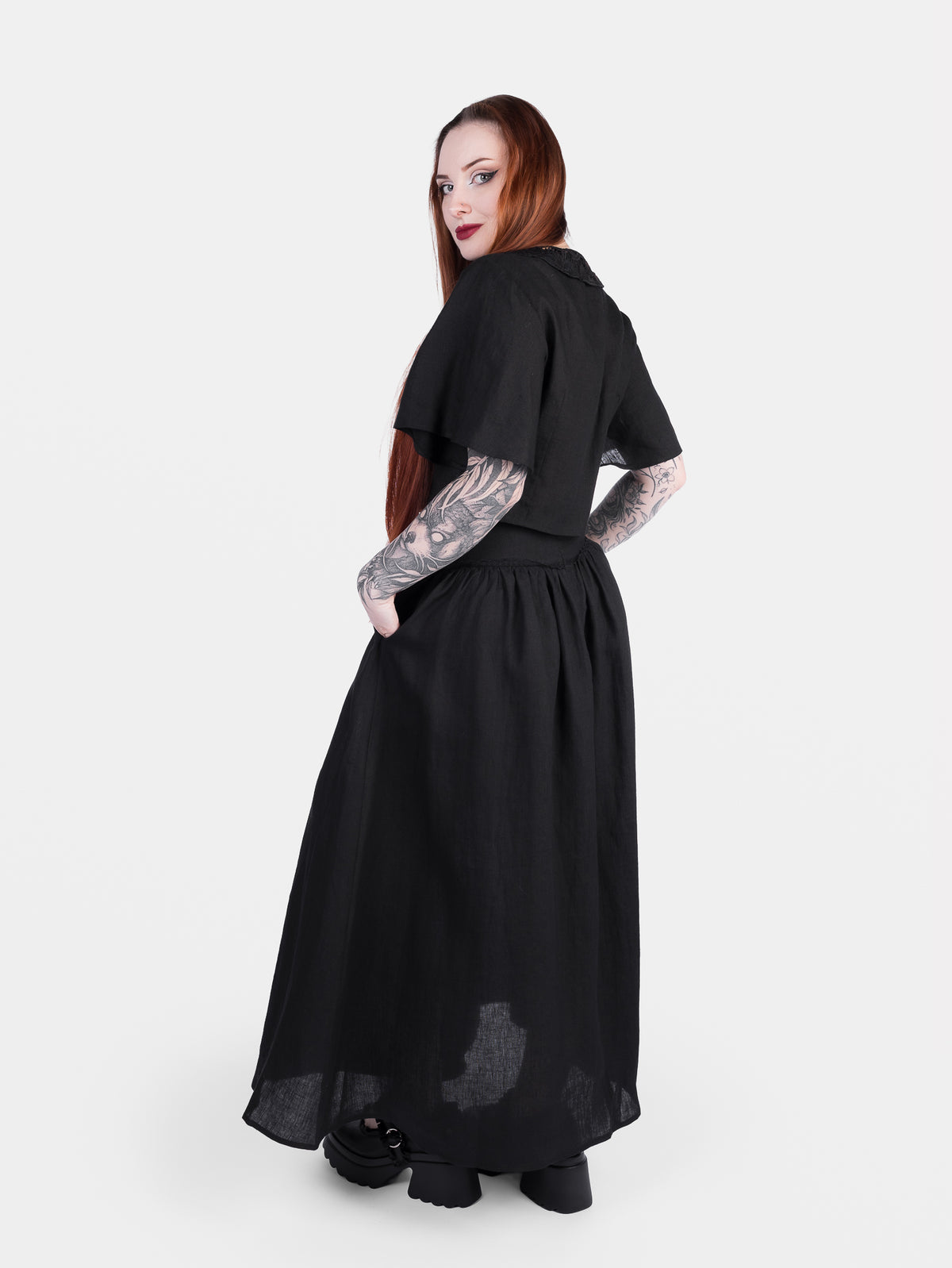 Lniana spódnica maxi Aurelia