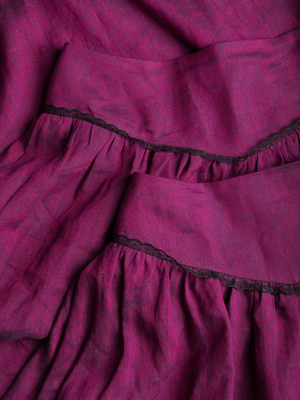 Lniana spódnica maxi Berry Aurelia