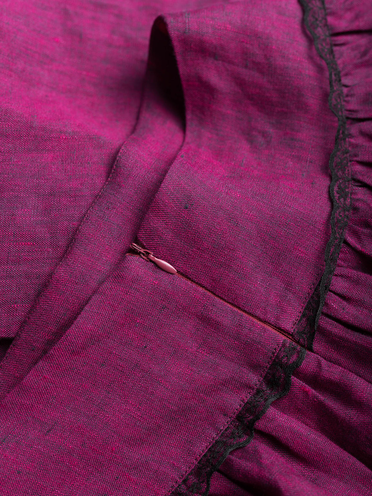 Lniana spódnica maxi Berry Aurelia