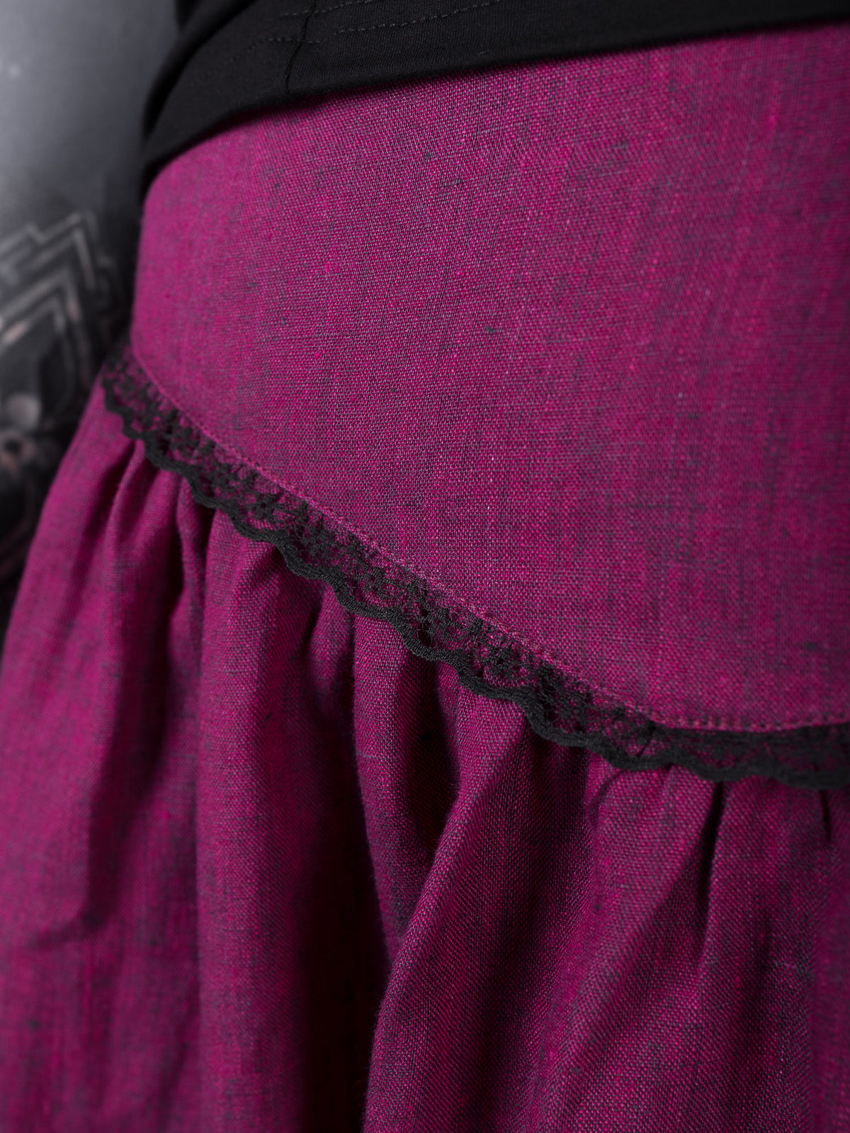 Lniana spódnica maxi Berry Aurelia