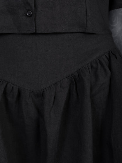 Daredevil Linen Mini Skirt 