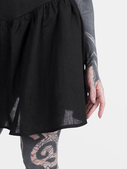 Daredevil Linen Mini Skirt 