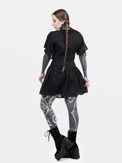 Daredevil Linen Mini Skirt 