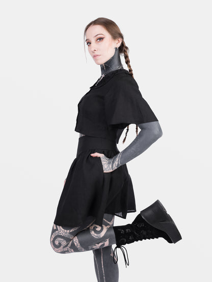 Daredevil Linen Mini Skirt 