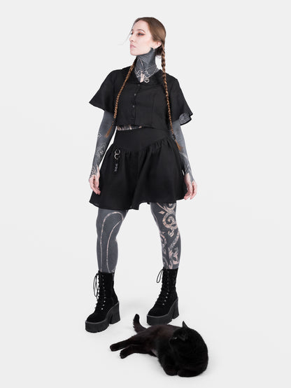 Daredevil Linen Mini Skirt 