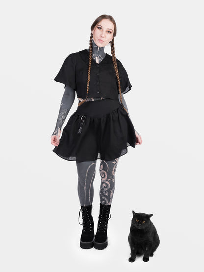 Daredevil Linen Mini Skirt 