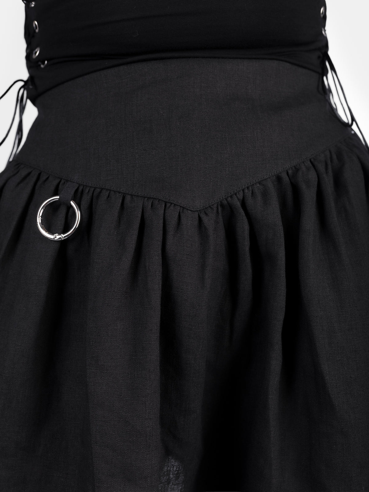 Daredevil Linen Mini Skirt 