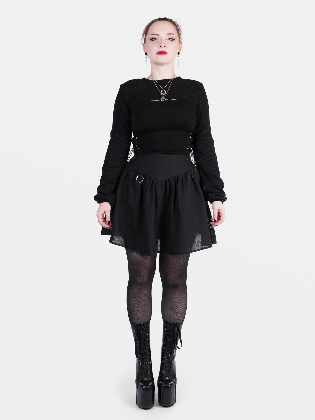 Daredevil Linen Mini Skirt 