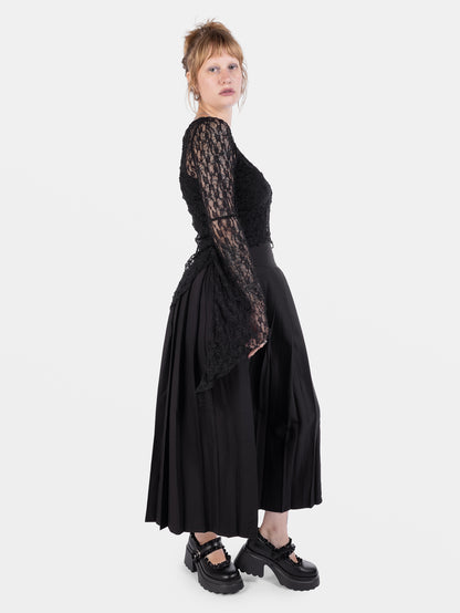 Plisowana spódnica z kieszeniami Vivienne