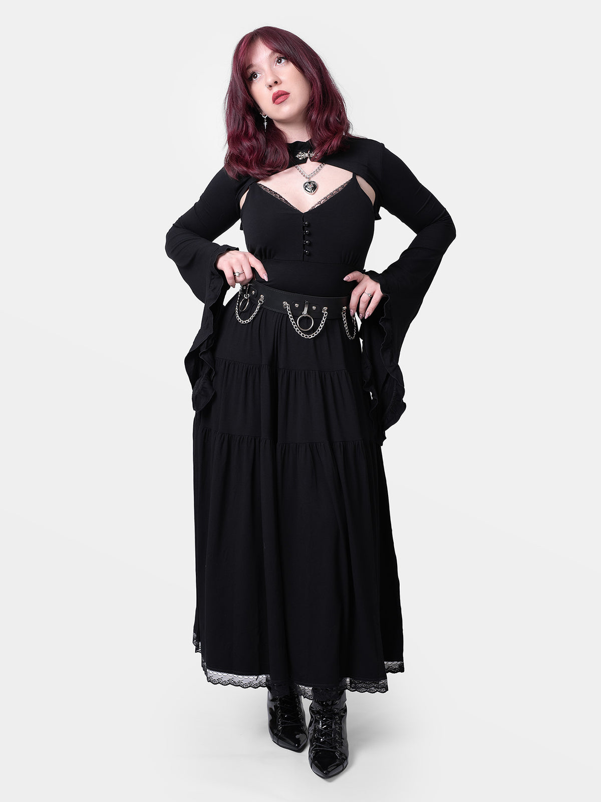 Shrug ze srebrnym zapięciem Yennefer