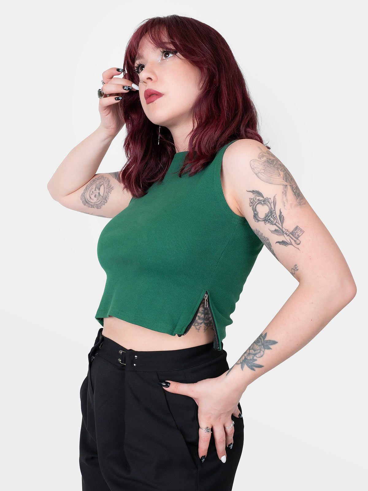 Hartley Green Zipper Boxer