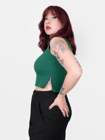 Hartley Green Zipper Boxer
