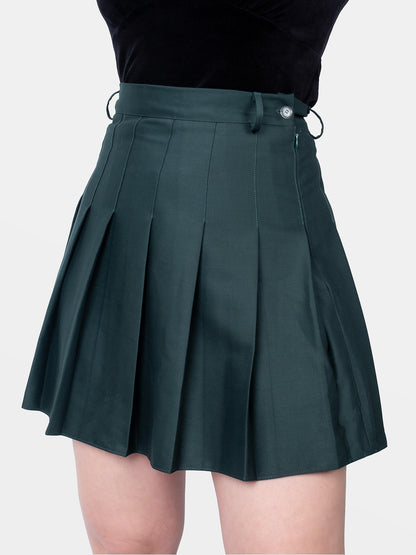 Ciemnozielona tennis skirt