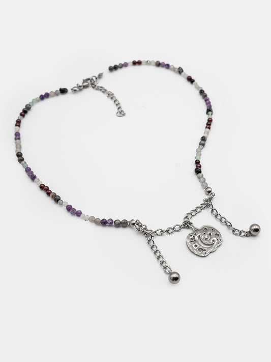 Spooky Gemstone Choker 
