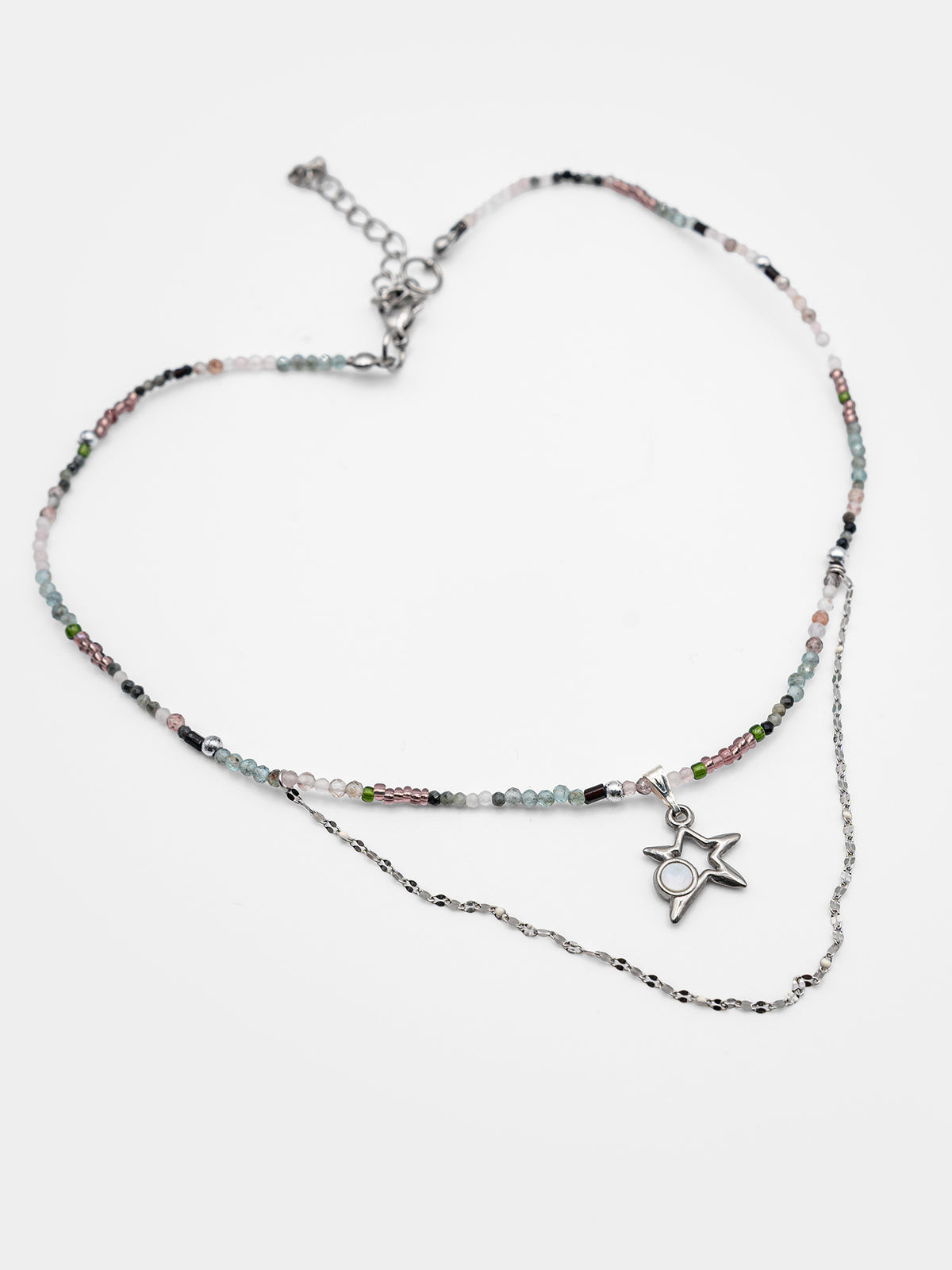 Choker z kamieni naturalnych z gwiazdką Stella