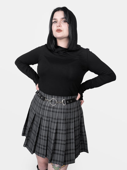 Bluzka z kapturem Noire