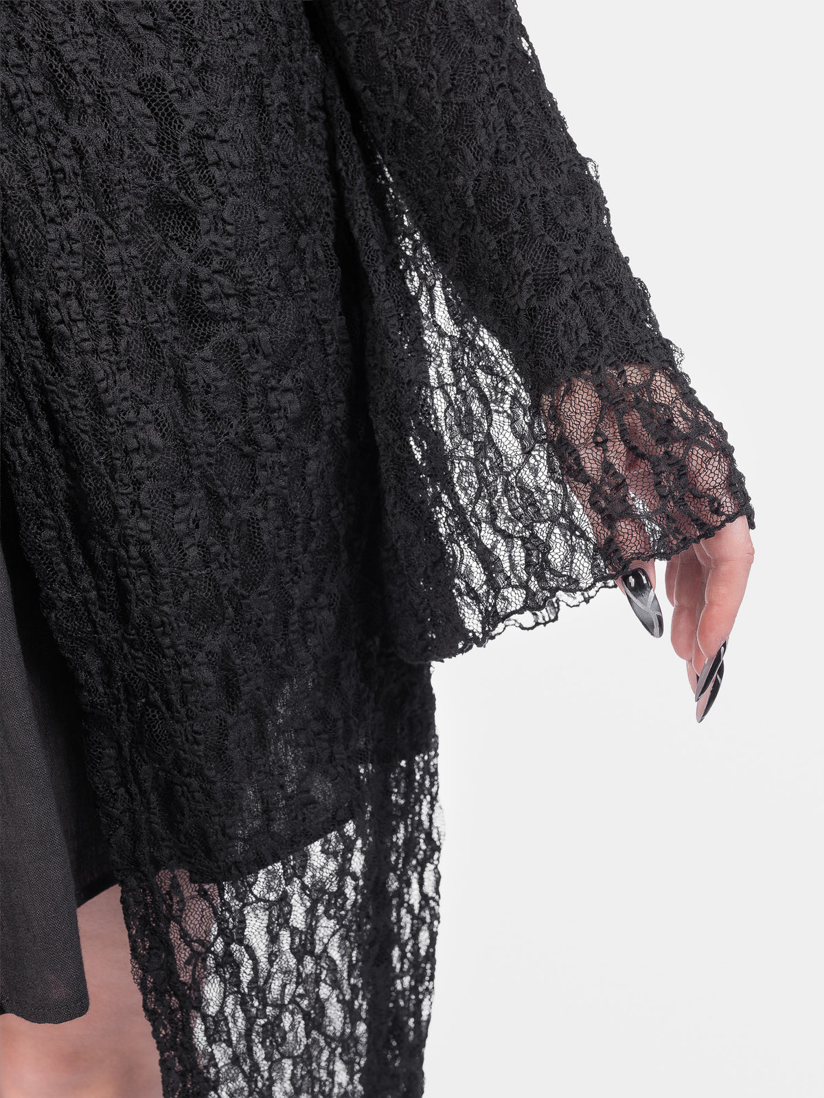 Koronkowy, długi kardigan Nightsprite