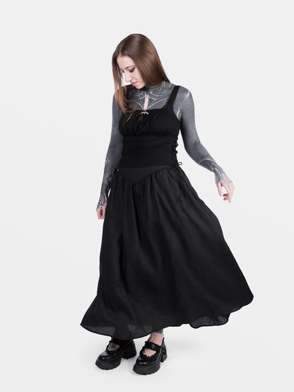 Top milkmaid z wiązaniami Vixen