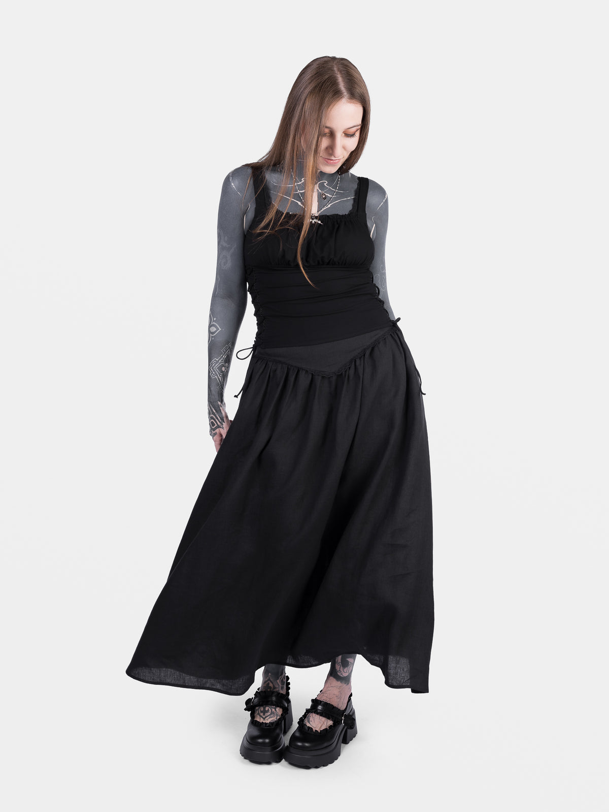 Top milkmaid z wiązaniami Vixen